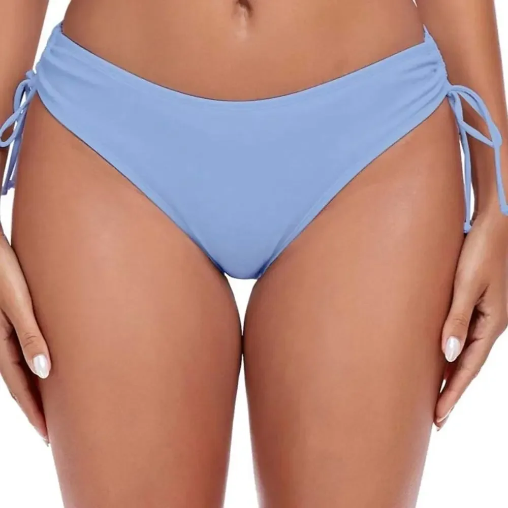 Light blue bikini bottoms with